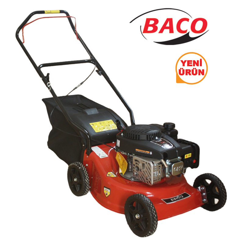 BACO ÇİM BİÇME MAKİNASI-İTMELİ 123 CC 43 CM ÇELİK